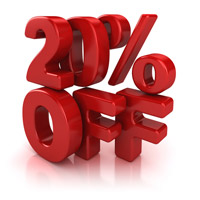 Twenty Percent of graphic