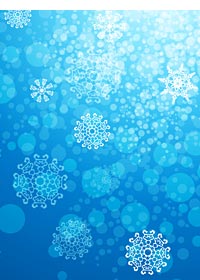 Graphics of snow flakes